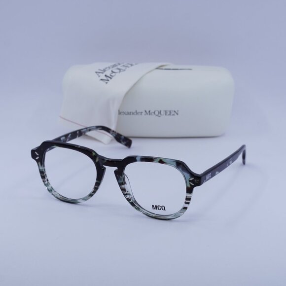 McQ by Alexander McQueen MQ0348O 004 Aviator Eyeglasses 50mm – Havana - Picture 7 of 10